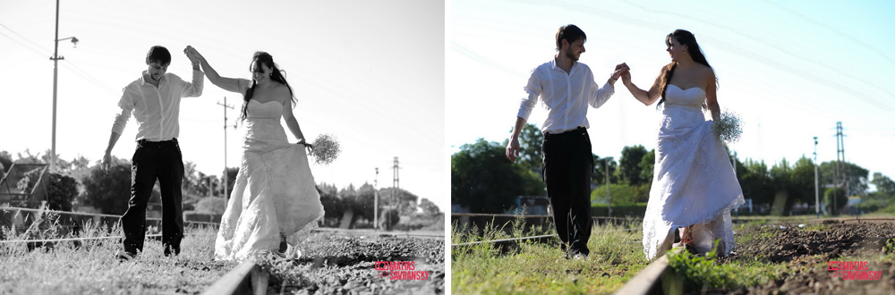 Sesion de fotos post boda o trash the dress de Mavi y maxi por Matias Savransky fotografia