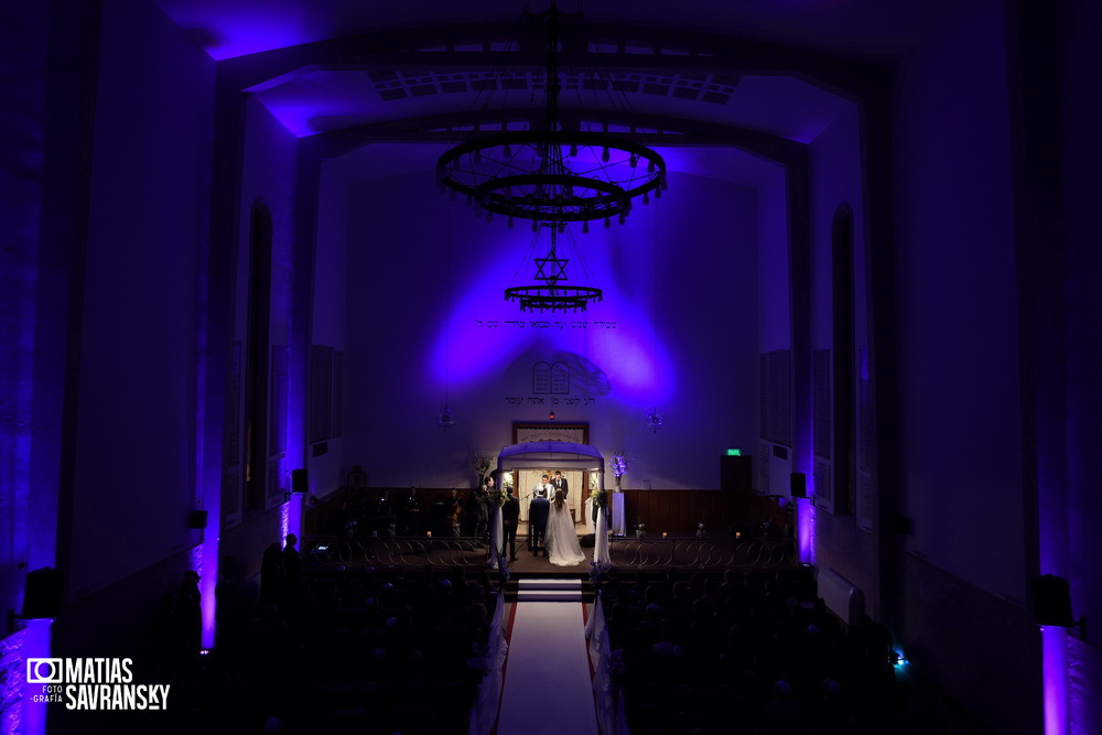 Fotos de casamiento en el Templo comunidad Chalom por Matias Savransky fotografia